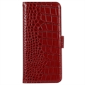 Nokia G42 Crocodile Series Lommebok-deksel i Lær med RFID