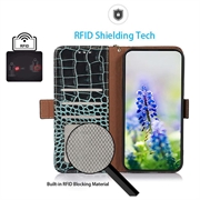 Samsung Galaxy S26 Ultra Crocodile Series Lommebok-deksel i Lær med RFID