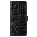 Crocodile Series iPhone 14 Lommebok-deksel i Lær med RFID