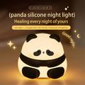Søt pandaformet nattlampe for barn - svart / hvit