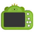 Cute Zoo Dual-Lens Barn Digitalkamera med 32GB Minnekort - 20MP - Frosk