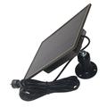 D-306 3W solcellepanel til overvåkningskamera - 6000mAh