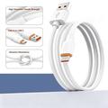D-POWER 2002 USB-A/USB-C-kabel 3 A - 2m - hvit