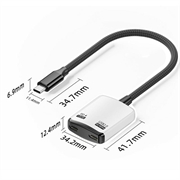 D0249 2-i-1 USB-C-adapter for AR-briller og spillkonsoller