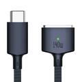 D039 USB-C til MagSafe 3 PD-ladekabel i flettet nylon til MacBook Pro 16" - 140W, 2m - midnattblå