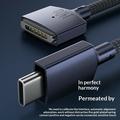 D039 USB-C til MagSafe 3 PD-ladekabel i flettet nylon til MacBook Pro 16" - 140W, 2m - midnattblå