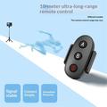 D09 Bluetooth-fjernkontroll med 3 knapper for DJI, GoPro, Insta360 – svart