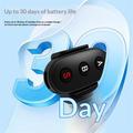 D09 Bluetooth-fjernkontroll med 3 knapper for DJI, GoPro, Insta360 – svart