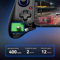 D11S spillkontroller med kjølevifte for mobiltelefon, nettbrett og Nintendo Switch – svart