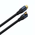 D24220 USB-C-kabel med rett vinkel for hurtiglading, 240W - 2m - svart