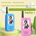 D3 Walkie Talkie for barn med kamera og skjerm - 2 stk. - Rosa / Blå