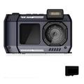 D50 vanntett actionkamera med 32GB TF-kort - svart