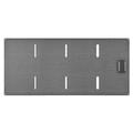 DE-60 60W sammenleggbart solcellepanel og lader for ryggsekksturer, fotturer og camping - svart