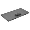 DE-60 60W sammenleggbart solcellepanel og lader for ryggsekksturer, fotturer og camping - svart