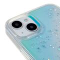 Dfans Starlight Glitter iPhone 14 Hybrid-deksel - Blå