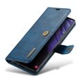 DG.Ming 2-i-1 Samsung Galaxy S23 Ultra 5G Avtakbart Lommebok-deksel I Lær - Blå