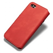 iPhone 7/8/SE (2020)/SE (2022) DG.MING Retro lommebokveske - rød
