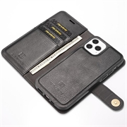 iPhone 12/12 Pro DG.Ming 2-i-1 Avtakbart Lommebok-deksel I Lær