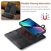 iPhone 15 DG.Ming 2-i-1 Avtakbart Lommebok-deksel I Lær