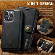 iPhone 15 Pro Max DG.Ming 2-i-1 Avtakbart Lommebok-deksel I Lær