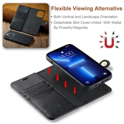 iPhone 15 Pro Max DG.Ming 2-i-1 Avtakbart Lommebok-deksel I Lær