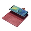 DG.Ming 2-i-1 Huawei Mate 20 Pro Avtakbart Lommebok-deksel I Lær - Rød
