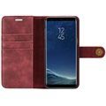 Samsung Galaxy S8+ DG.Ming 2-in-1 Lommebok-deksel I Lær - Rød