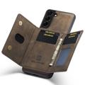 DG.Ming M2 Samsung Galaxy S23 5G Hybrid-deksel med Lommebok - Kaffe