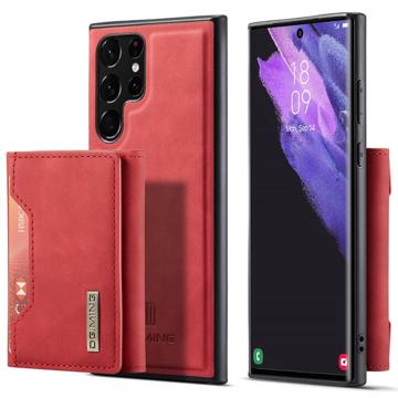 DG.Ming M2 Samsung Galaxy S23 Ultra 5G Hybrid-deksel med Lommebok - Rød