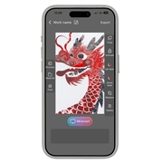 iPhone 15 Pro Max DIY E-InkCase NFC-deksel - grå