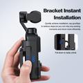 DJI Osmo Pocket 4 multifunksjonelt stativ med magnetfeste - 1/4"-gjenger - svart