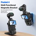 DJI Osmo Pocket 4 multifunksjonelt stativ med magnetfeste - 1/4"-gjenger - svart