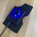DOBE TNS-1136 Konsollvifte med blått lys for Nintendo Switch OLED - Sort