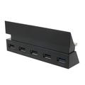 DOBE TP4-006 5-Port USB HUB for PS4-spillkonsoll (1 x USB 3.0 + 4 x USB 2.0)