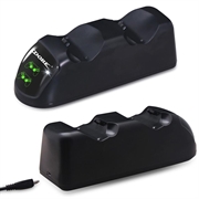 DOBE TP4-889 Ladestasjon Dual Stand Charger Base for PS4 / PS4 Slim / PS4 Pro Dualshock Controller