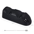 DOBE TP4-889 Ladestasjon Dual Stand Charger Base for PS4 / PS4 Slim / PS4 Pro Dualshock Controller