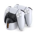 DOBE TP5-1501S for PS5 / PS5 DualSense Edge Controller Ladestativ med dobbel gamepad-ladestativ