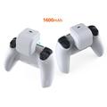 DOBE TP5-3503 for PS5 / PS5 DualSense Edge Controller 1600mAh batteripakke Gamepad Power Bank eksternt batteri