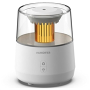 DP-160 Ultralydluftfukter med regndråpeeffekt/diffusor for eteriske oljer - 320ml - hvit