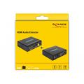 DeLock HDMI Audio Extractor - 4K @ 30 Hz - Svart