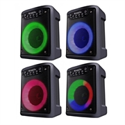 Defender Funky bærbar Bluetooth-høyttaler 10W - svart