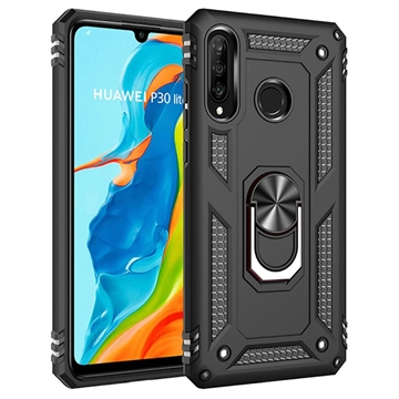 Huawei P30 Lite Defender Series Hybrid-deksel - Svart