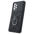 Samsung Galaxy A52 5G/A52s 5G Defender Slide Hybrid-deksel - Svart