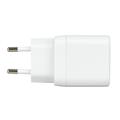 Deltaco 35W GaN-vegglader - USB-C/USB-A - hvit