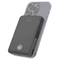 Deltaco 5000mAh magnetisk trådløs powerbank med stativ - svart