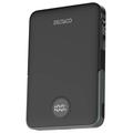 Deltaco 5000mAh magnetisk trådløs powerbank med stativ - svart