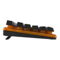 Deltaco GAM-021 kablet spilltastatur - svart/oransje