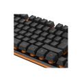 Deltaco GAM-021 kablet spilltastatur - svart/oransje