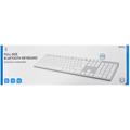Deltaco TB-402 Bluetooth-tastatur i aluminium i full størrelse