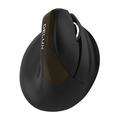 Delux M618 Mini Jet Gold ergonomisk vertikal mus - Bluetooth 4.0, 2.4GHz, 2400 DPI - svart